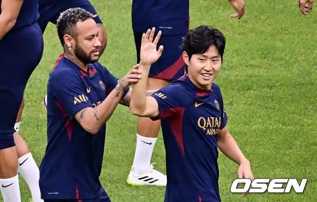 Lee Kang-in and Neymar show off their ‘deep friendship’ in open training session in Busan
